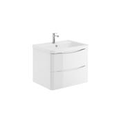 Bella 600 Wall Cabinet High Gloss White image