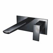 Muro Wall Mounted Basin Mixer Black
