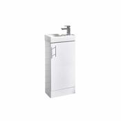 Lanza Cloakroom Floor Cabinet White