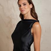Silk Boat Neck Top image