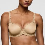 Jane Heart-Shape Plunge Bra | Sand