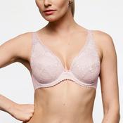Solene Padded Plunge Bra | Gardenia Rose image