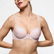 Solene Formed Cup Heart Shape Plunge | Gardenia Rose image