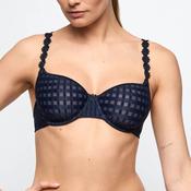 Avero Non-Padded Full Cup Bra | Velvet Blue image