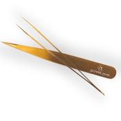 Extra Sharp Pointed Tweezer Suzanne Egan Gold Tools Collection