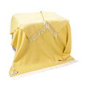 Wool and Cashmere Lemon Herringbone Throw Col: 1424