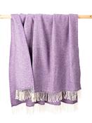 Wool and Cashmere Herringbone Throw Col.1440 image