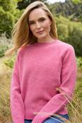 100% Lambswool Sweater - Pink - XL image