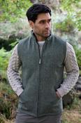 Men’s Wool Blend Gilet - Olive - 2XL image