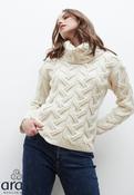 Aran Super Soft Chunky Cowl Sweater - 959 / MEDIUM
