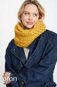 Aran Infinity Snood Yellow image