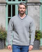 Cashmere Mix V Neck Sweater - S image