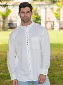 Traditional Grandfather Shirt White - M image