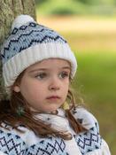 Kids Fairisle Hat - Natural image