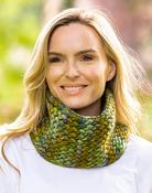 Super Soft Hand Made Snood Green image