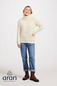 100% Super Soft Merino Wool Cowl Neck Natural - S / M / L image