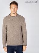 Men's Crew Neck Wool and Cashmere Sweater Rocky Ground - XL