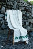 100% Merino Wool Shamrock Throw image