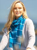 100% Cashmere Scarf Atlantic Blue - One Size image