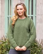 Super Soft Merino Sweater - Green - Green / L image