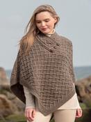 Super Soft Poncho Brown - Brown / Small-Medium