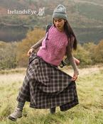 Callie Cable Vest Heather - XL