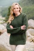 Super Soft Merino Wool Sweater Green - S image