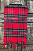 100% Cashmere Scarf Red Stewart image