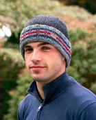 Rib Pullon Turnup Hat Charcoal Grey image