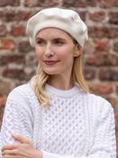 100% Merino Wool Beret Cream image