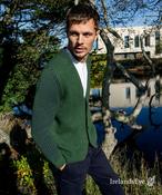Pinstripe Cardigan Green - M