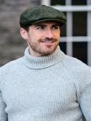 8 Piece Driving Cap Green Herringbone Col: 27 - M image