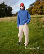 Paige Wool and Cashmere Polo Neck Blue - M image