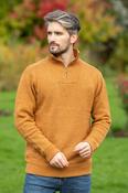 Half Zip Lambswool Sweater Warm Sand - XL image