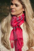 100% Merino Wool Scarf Pink Col 177 image