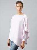 Baby Pink Wool Cashmere and Silk Multiway wrap