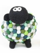 Felt Sheep Collectible Green - Medium