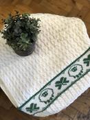 Baby Blanket Sheep &amp; Shamrock Design image