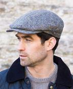 Kerry Peak Cap Grey Herringbone 1 - L