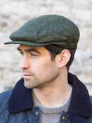 Kerry Peak Cap Green Herringbone 27 - XL
