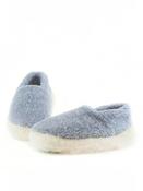 Unisex Merino Wool Slippers Light Blue - 39-40