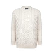 Womens Traditional Fisherman Sweater - L image