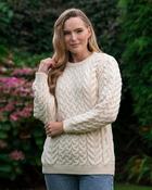 Super Soft Merino Wool Sweater Natural - S image