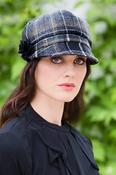 Newsboy Cap Black Brown White Colour 21