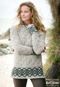 Jacquard Cowl Neck Oatmeal - XL / Oatmeal image