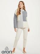 Aran Patchwork Sweater - XS