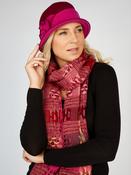 Pure Wool Ladies Fashion Hat Pink image