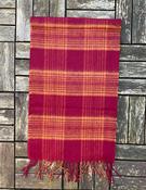 100% Cashmere Scarf Red Yellow image