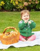 Kids Sheep Cardigan Merino Wool - Kiwi - Kiwi / 1-2 yrs