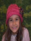 Handmade Super Soft Merino Wool Children's Hat Pink - 2-3 yrs image